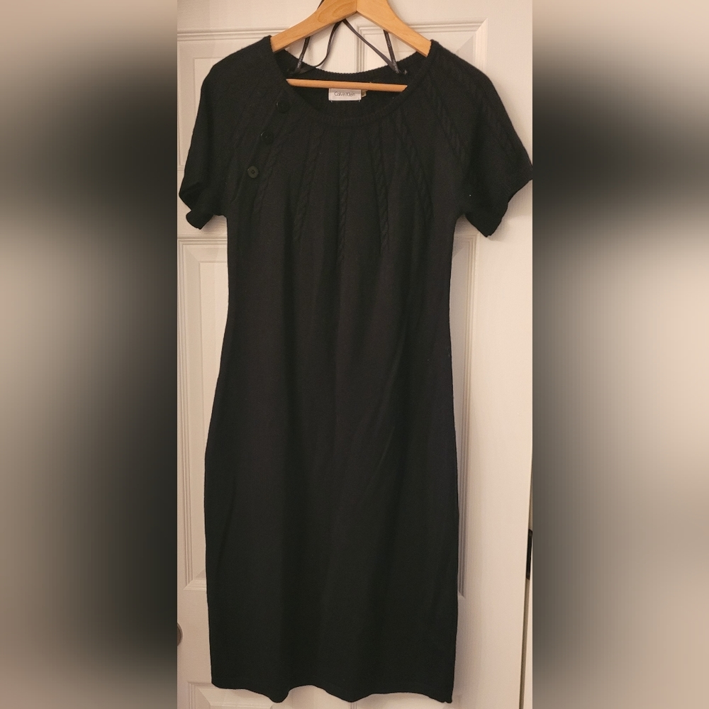 Calvin Klein cable knit dress size M